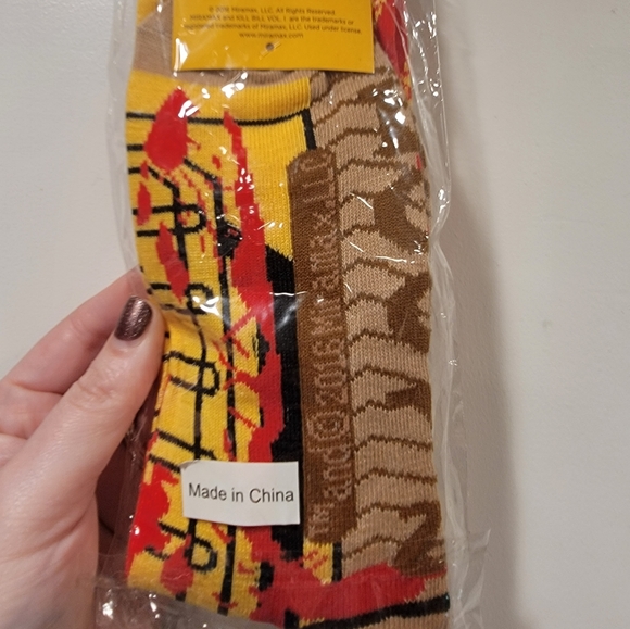 Kill Bill Vol 1 Socks (1 pair) - Picture 4 of 5
